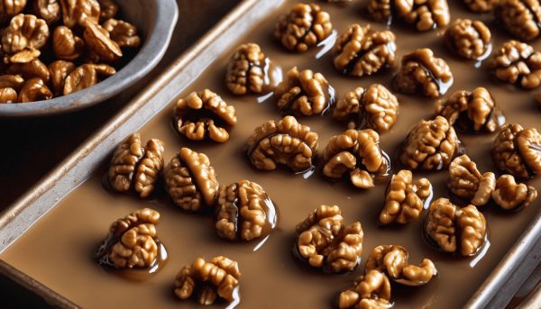 How to make roasted candied walnuts for a delicious snack