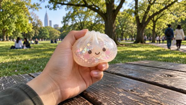Where to buy unique glitter squishy dumplings online
